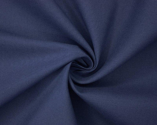 Plain Navy 100% Cotton