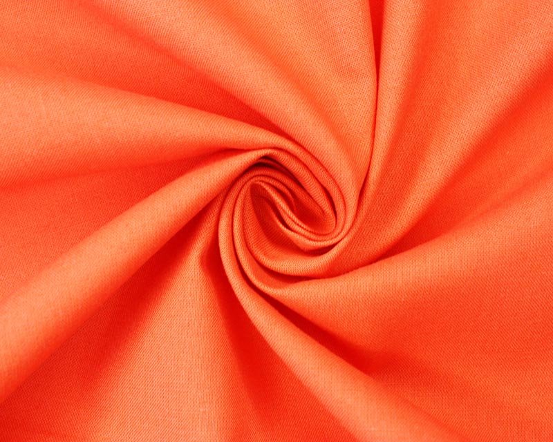 Orange Plain 100% Cotton