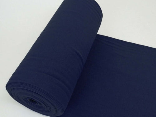 Navy Ribbing - Half Meter